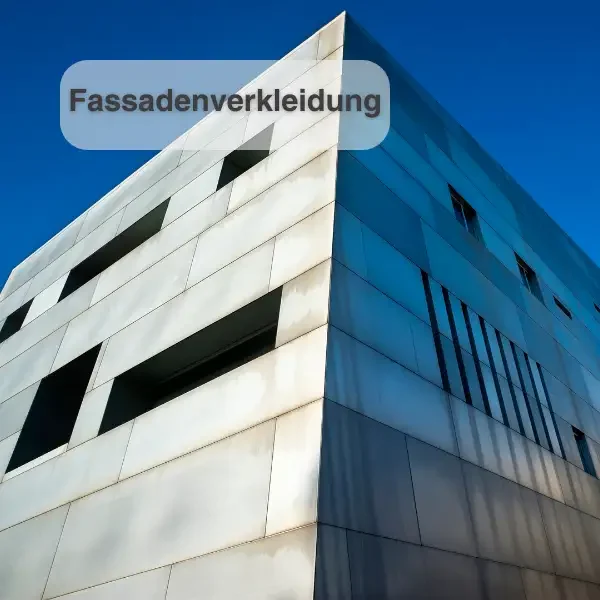 Haus mit einer Fassadenverkleidung