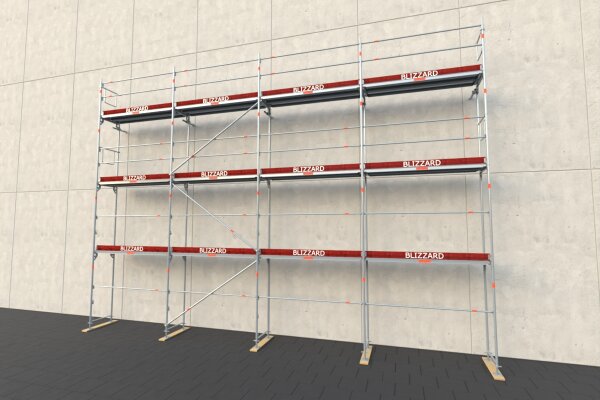 105,60 m&sup2; neues Aluger&uuml;st mit Alu-Robustb&ouml;den