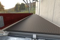 195,25 m² neues Alugerüst mit Alu-Robustböden