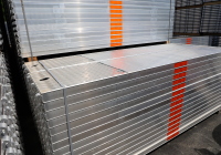 130,16 m² neues Alugerüst mit Vollaluböden