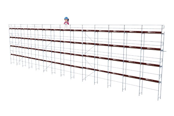 397,83 m&sup2; gebrauchtes Stahlger&uuml;st mit gebrauchte Robustb&ouml;den