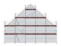 Gebrauchtes Giebelgerüst 10,50 m x 13,00 m