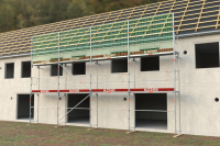 66,80 m² neues Dachfanggerüst mit...