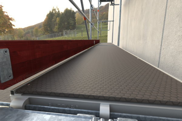 60,78 m&sup2; neues Dachfangger&uuml;st mit Alu-Robustb&ouml;den