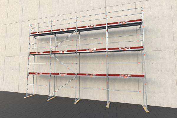88,40 m&sup2; neues Stahlger&uuml;st mit Alu-Robustb&ouml;den