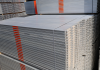 40,52 m² neues Stahlgerüst mit Vollaluböden