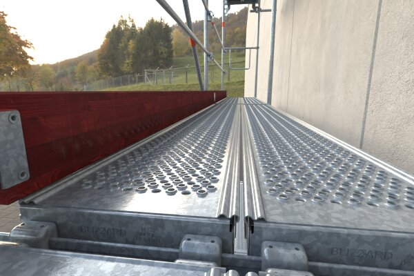 1041,34 m&sup2; neues Stahlger&uuml;st mit Stahlb&ouml;den