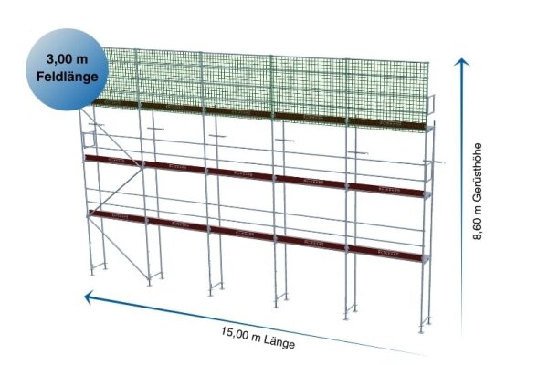 129,00 m&sup2; gebrauchtes Dachfangger&uuml;st mit Holzbohlen