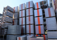 33,92 m² neues Stahlgerüst mit Aluböden