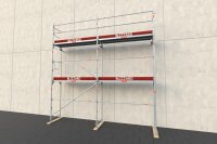 40,52 m² neues Stahlgerüst mit Alu-Robustböden