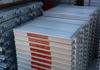 245,18 m² neues Alugerüst mit Vollaluböden